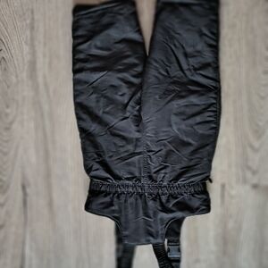 Black Insulated Snow Pants